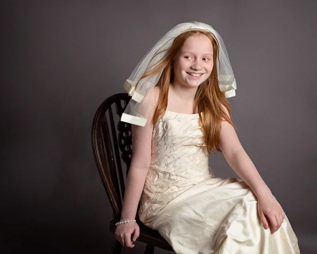 Mummy's Wedding Dress Portrait Photo Shoot West Sussex