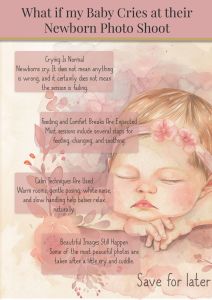 guide to what happens if your baby cries at a newborn session