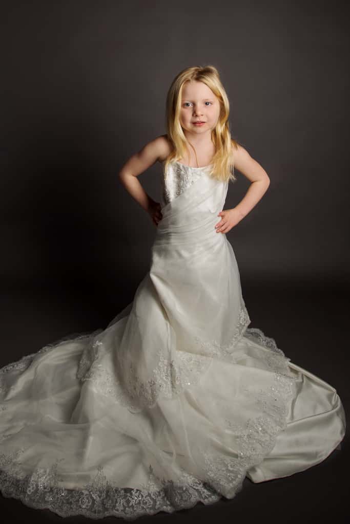 Mummy's Wedding Dress Portrait Photo Shoot West Sussex