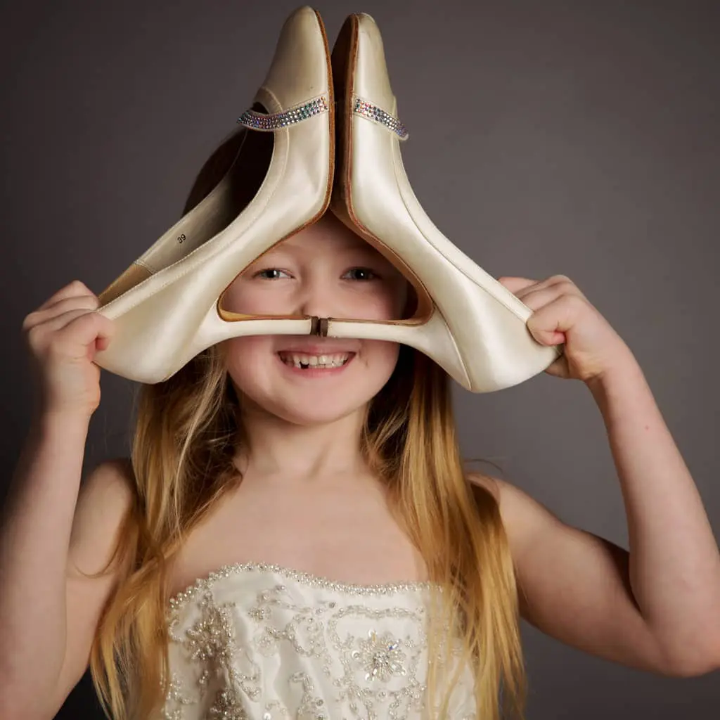 Mummy's Wedding Dress Portrait Photo Shoot West Sussex