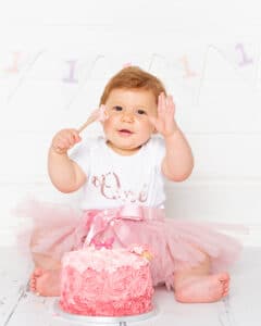 Cake Smash Photography East Grinstead West Sussex