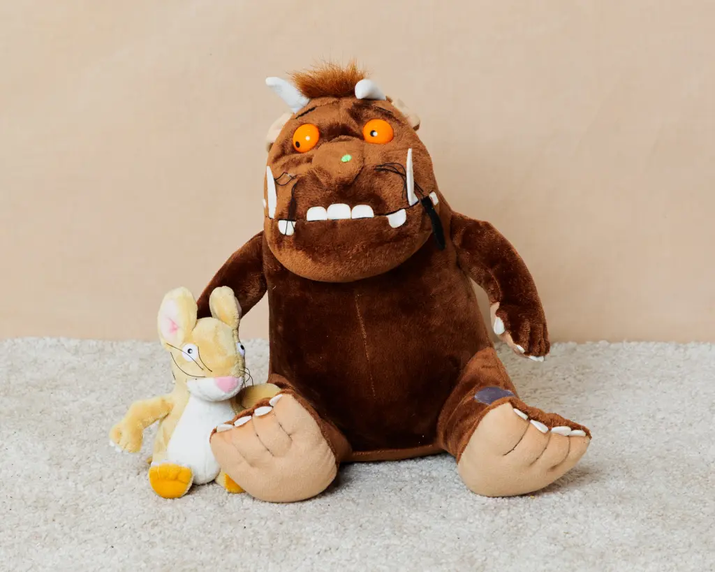 Gruffalo soft toys in the the studio