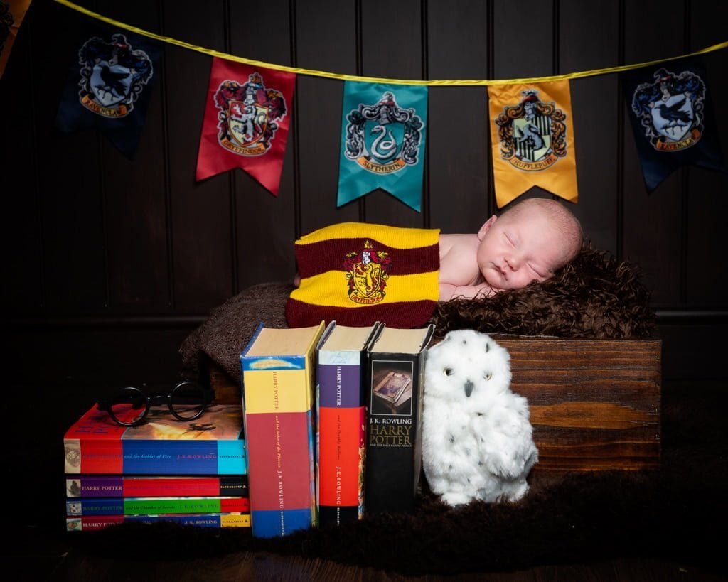 Newborn Harry Potter - A Tiny Sleeping Wizard