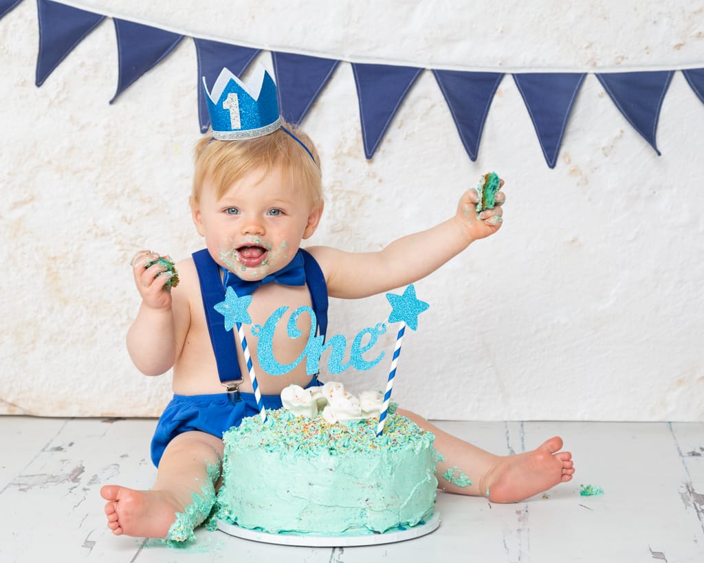 Cake Smash Photography East Grinstead West Sussex
