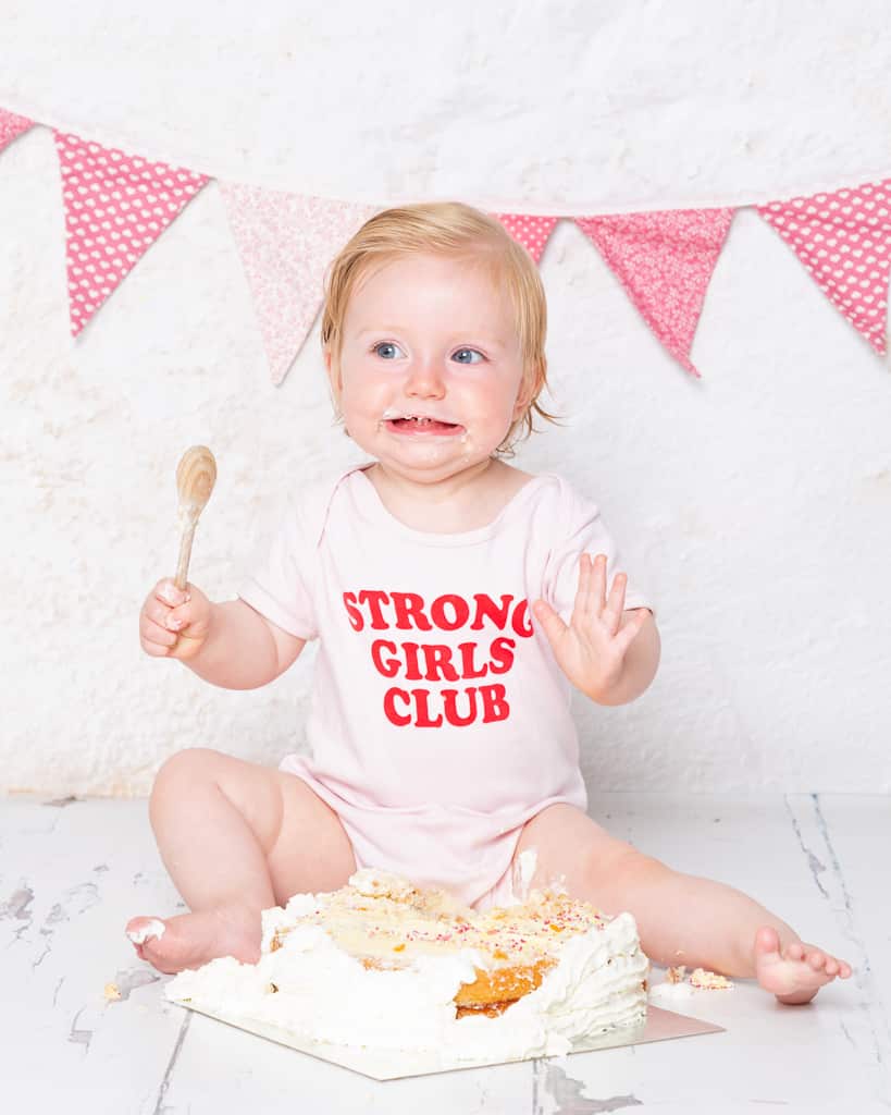 Cake Smash Photography East Grinstead West Sussex