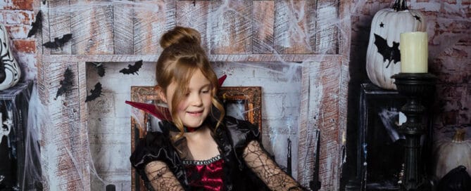 a gothic fireplace halloween themed set in my west sussex photo studio