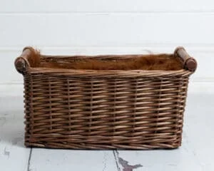 wicker basket prop