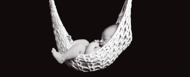 newborn hammock prop