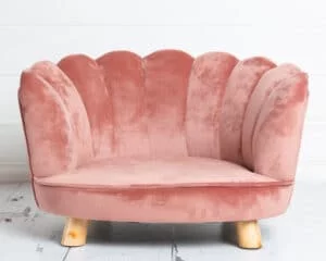 Pink chair studio prop