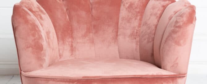 Pink chair studio prop