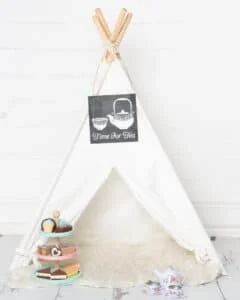 Time for Tea Teepee Studio Prop Set