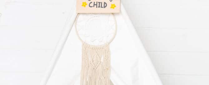 sunflower teepee studio prop set