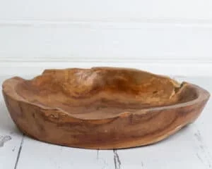 wooden bowl prop