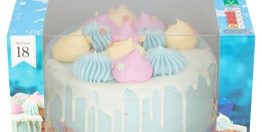 Tesco confetti cake