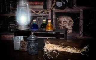 My Wizard's Laboratory Halloween themed photo shoot set