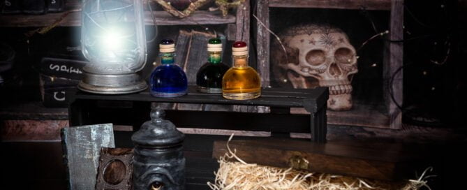 My Wizard's Laboratory Halloween themed photo shoot set