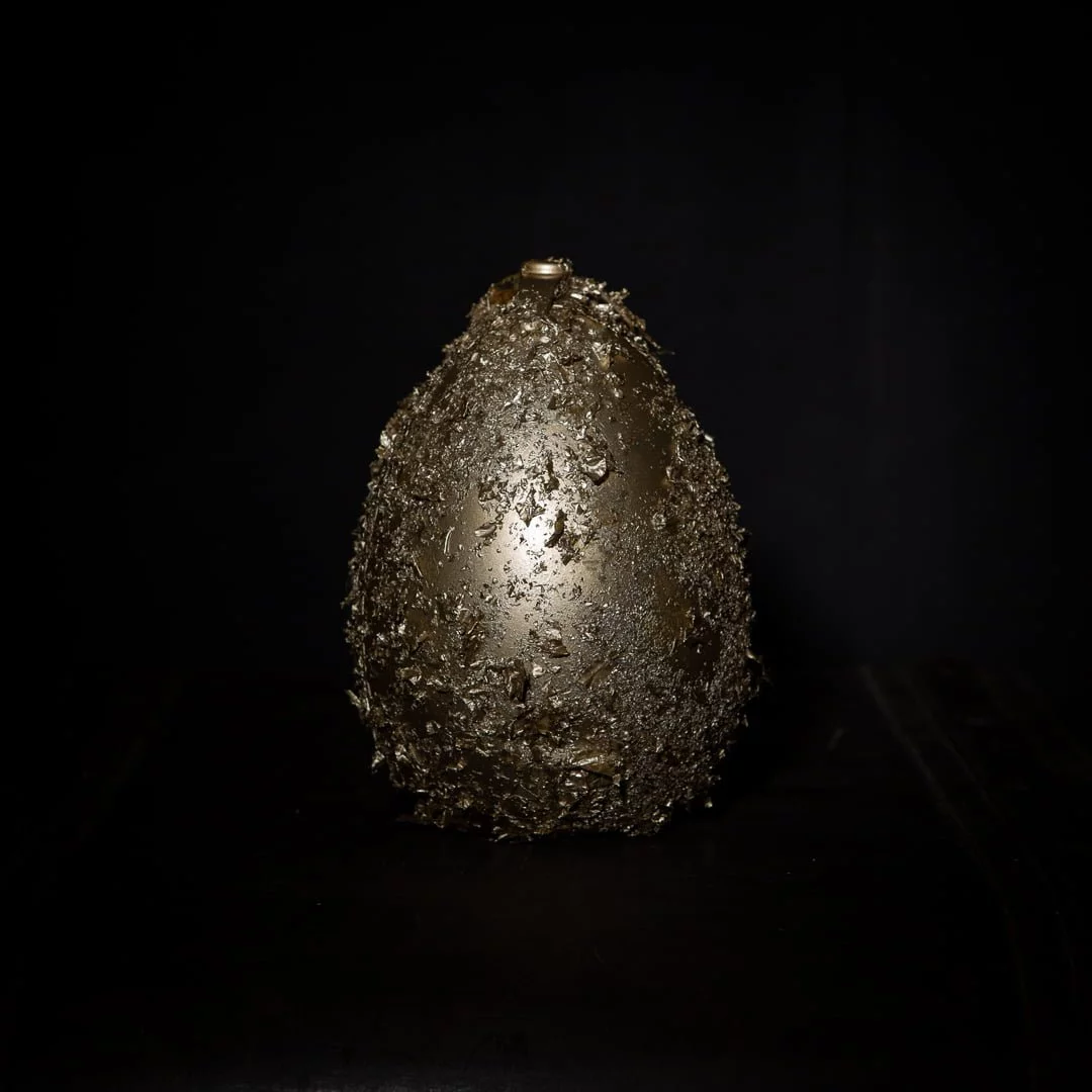 a dragon egg detail from my wizards laboratory themed halloween photo shoot set