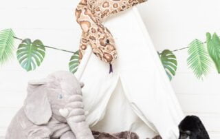 Teepee Jungle Themed Set Studio Prop