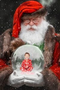 Snow Globe West Sussex Christmas Photo Shoot 2024