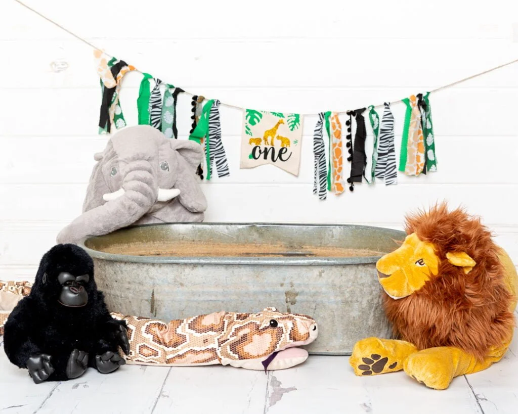 Tub Splash Accessory Set West Sussex Jungle Themed Studio Prop Sets