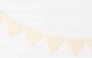 Crochet Bunting Studio Accessories