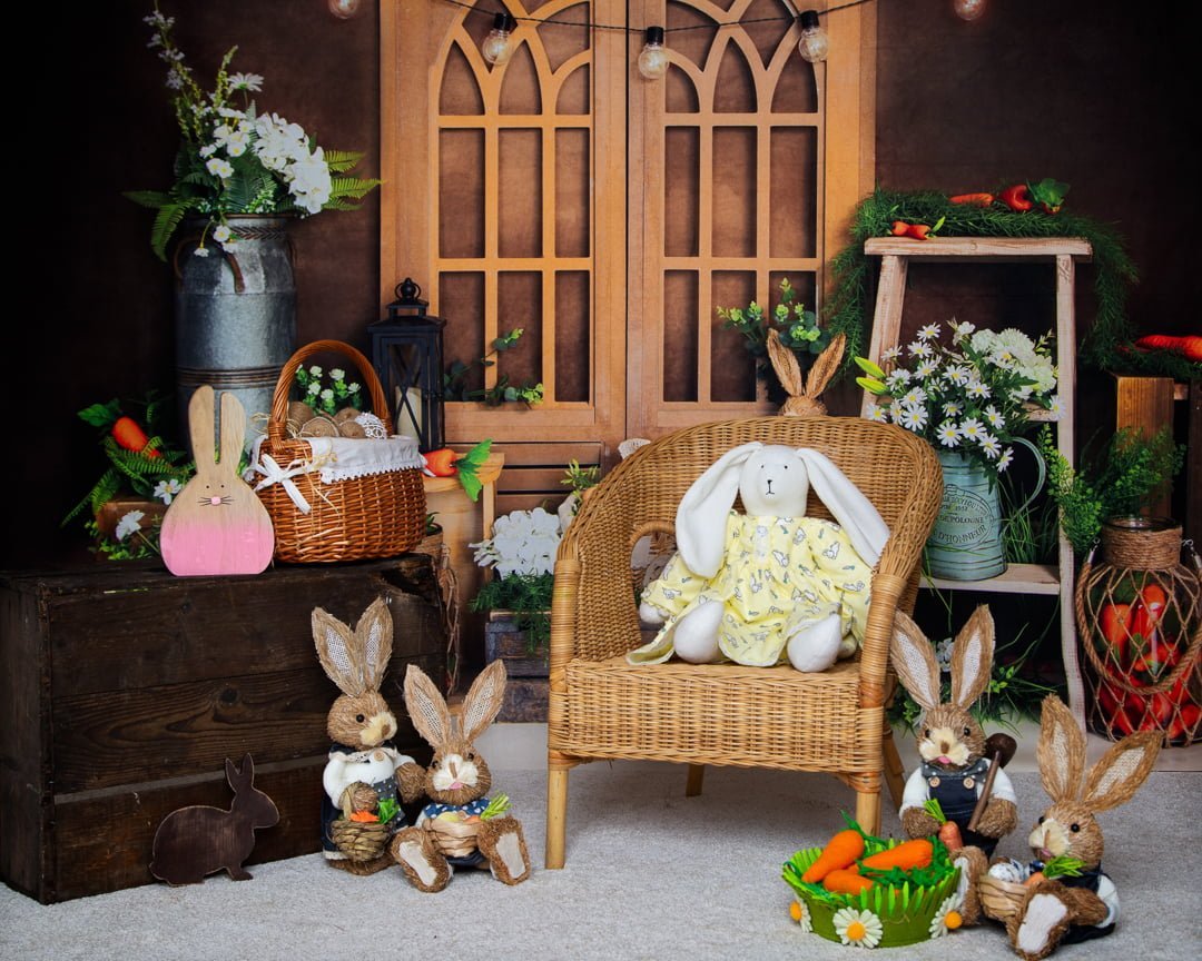 My easter themed set in the studio in West Sussex