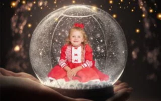 Christmas Snow Globe Image Creation Shoot 2023