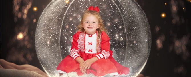 Christmas Snow Globe Image Creation Shoot 2023