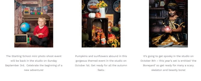 a screen shot of my event calendar at a busy time of year