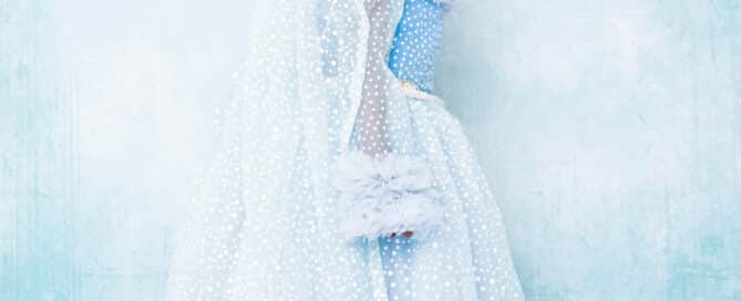 a little girl dressed as Queen Elsa from Frozen in my East Grinstead Studio