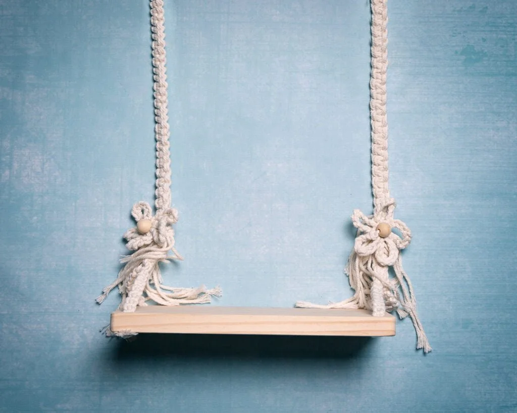 Studio Photography Prop West Sussex white swing newborn prop