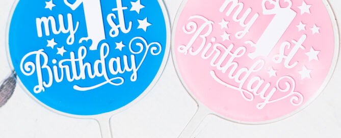 Acrylic Cake Toppers
