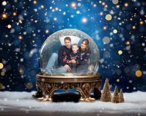 Snow Globe West Sussex Christmas Photo Shoot 2024