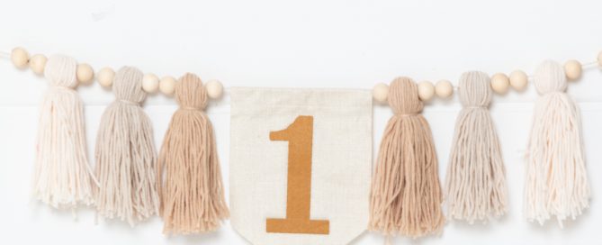 Cream Birthday Bunting Studio Accessories