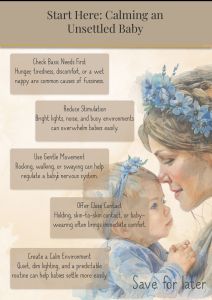 guide to calming a fussy baby
