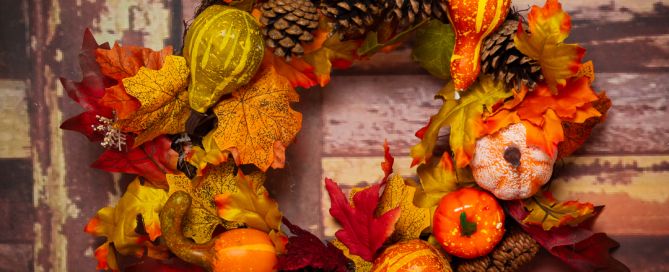 Studio Autumn Wreath Backdrop