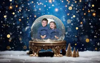 Digital Christmas 2024 Backdrop Festive Season Sarah Fisher Photography