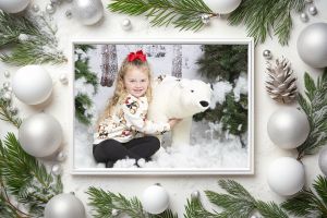 Digital Christmas 2024 Backdrop Festive Season Sarah Fisher Photography