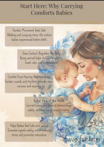 guide to why babies love being carried