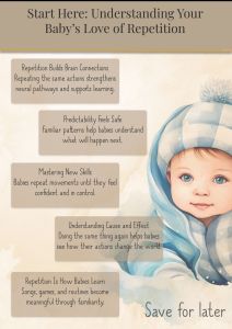 why babies love repetition