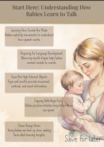 guide to why babies watch your mouth when you talk