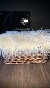 Wicker Basket Newborn Prop