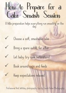 Preparing for your cake smash photo shoot guide