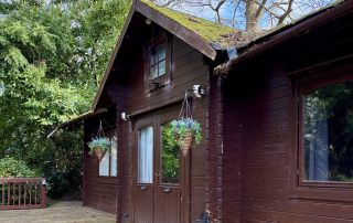 a shot of my photography studio from an angle in West Sussex