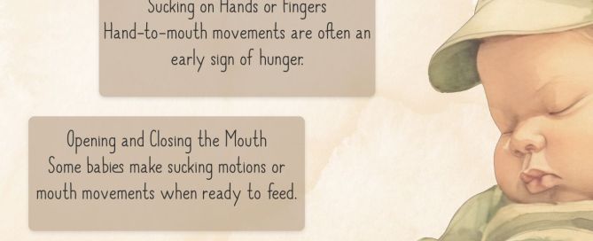 a guide to baby hunger cues