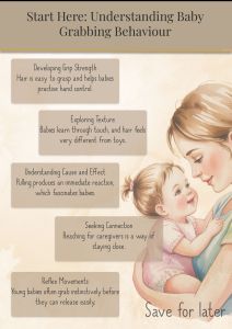 guide to why babies grab your hair