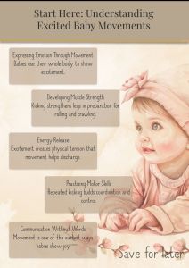 a guide to why babies kick their legs when excited