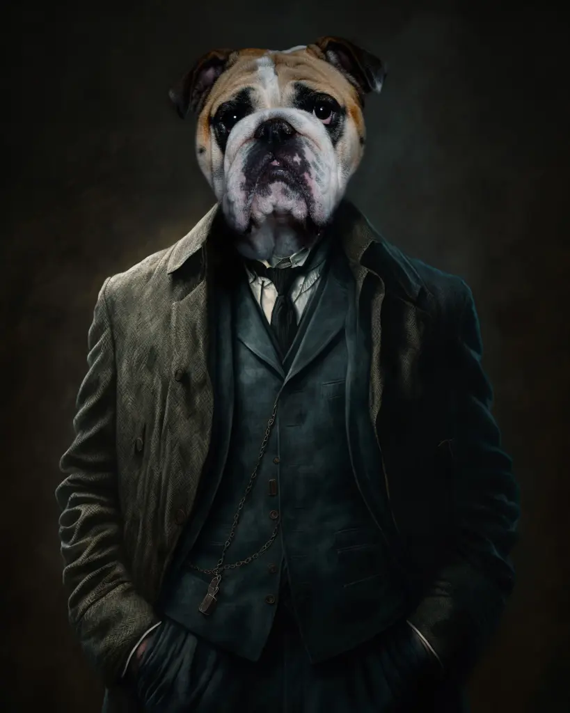 A historical dog portrait - Sir Pickles of the Manor