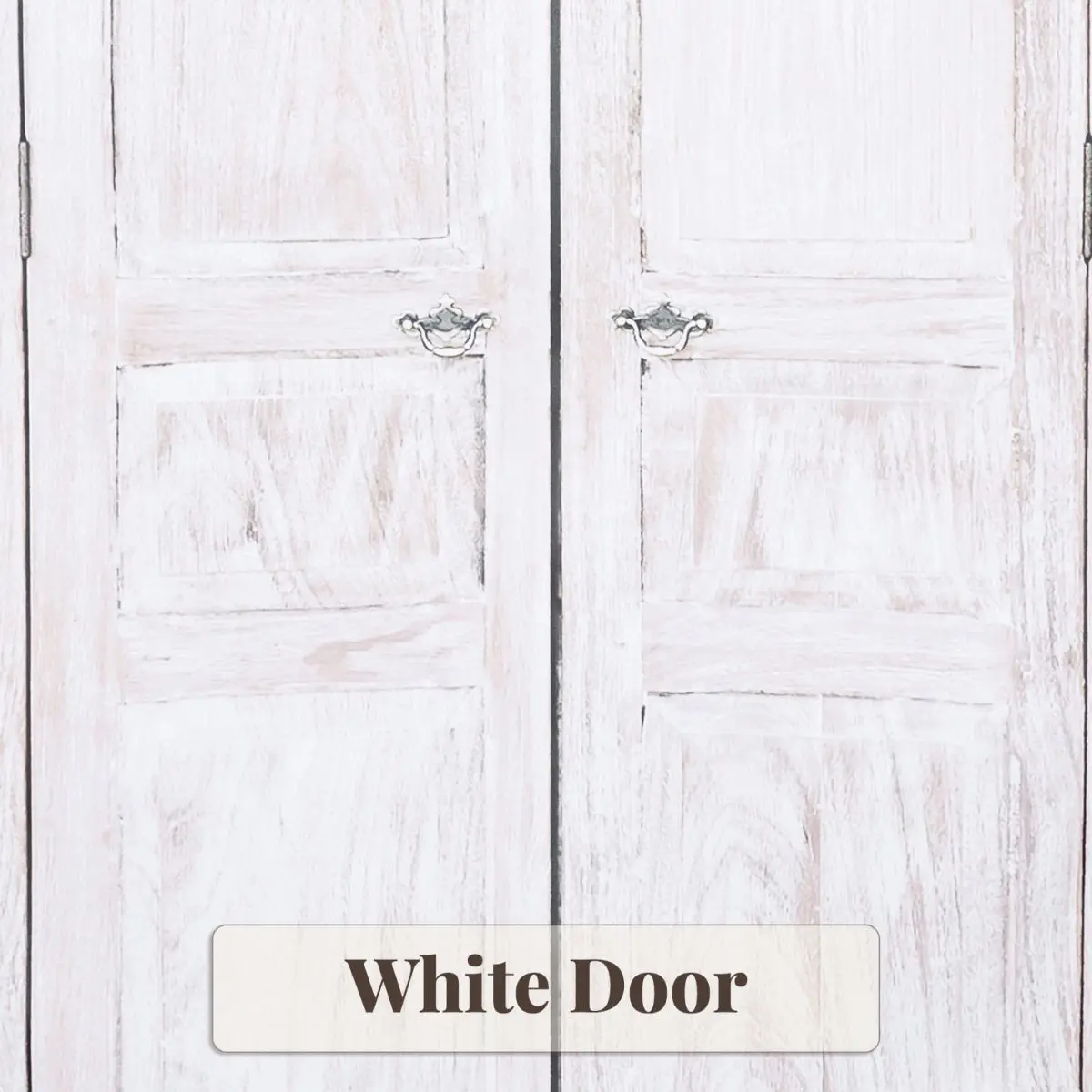 Studio Backdrop - White Door