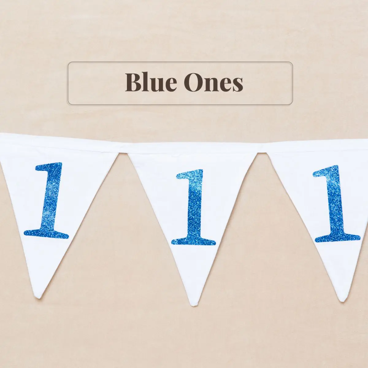 Blue Ones Bunting